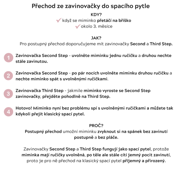 Mušelínová zavinovačka Love béžová se srdíčky Sleepee