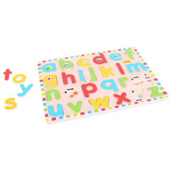 Anglická malá abeceda s obrázky Bigjigs Toys