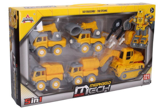 Autorobot stavební šroubovací 5 v 1 21 cm