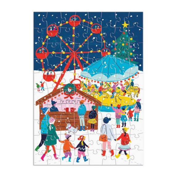 Galison Puzzle adventní kalendář 12 v 1