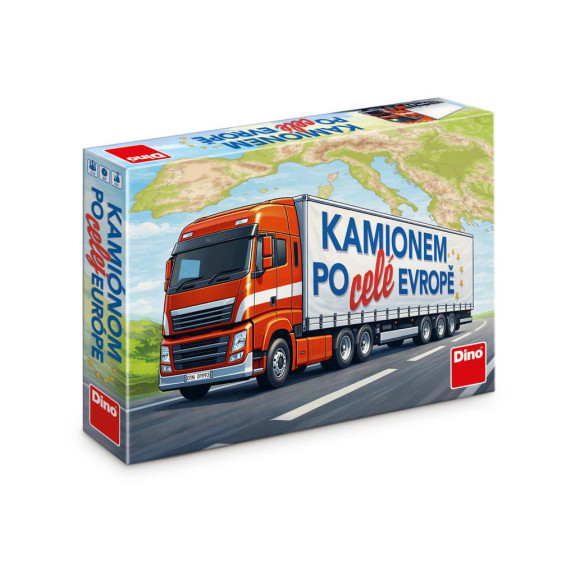Kamionem po celé Evropě společenská hra