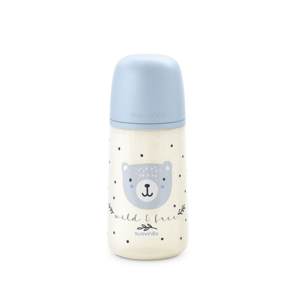Kojenecká láhev 270 ml fyziologická M Wild & Free Suavinex