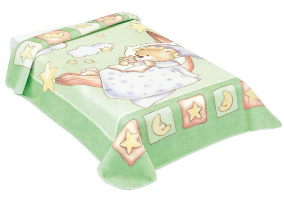 Španělská deka 621 Babyperla Belpla 80 x 110 cm