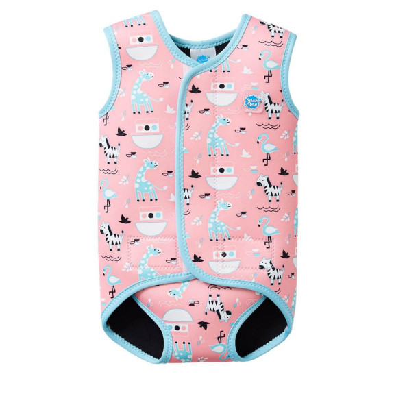 Baby neoprén-kombi - ZVÍŘÁTKA RŮŽOVÁ