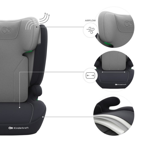 Autosedačka i-Spark 2 Plus i-Size (100-150 cm) Kinderkraft
