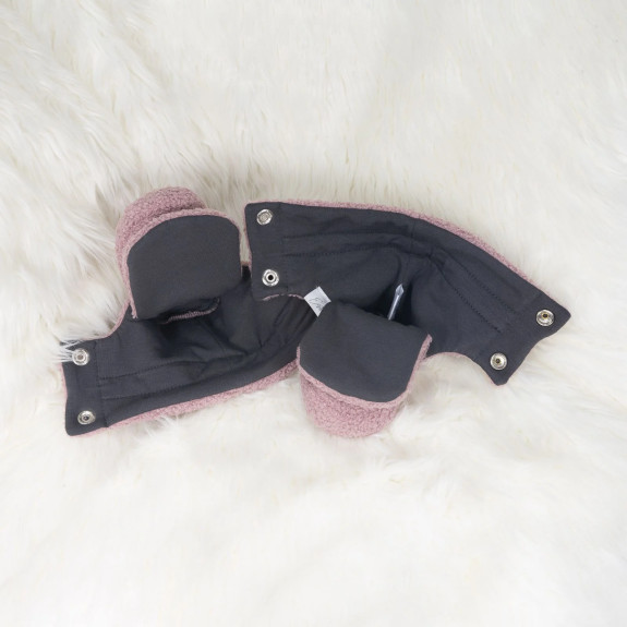 Capáčky Teddy fleece double Cyclamen pink růžová Esito