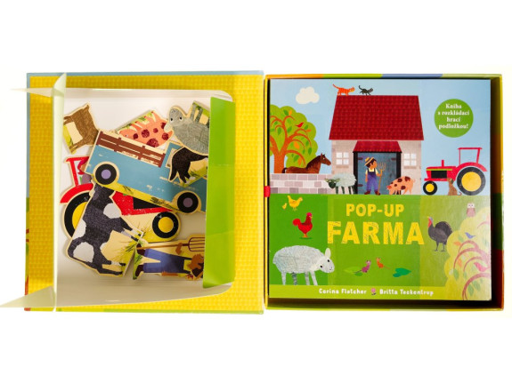 Pop-up Farma Kniha s rozkládací hrací podložkou Corina Fletcher, Britta Teckentrup