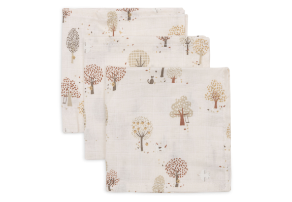 Ubrousky mušelínové 3 ks 31 x 31 cm Jollein