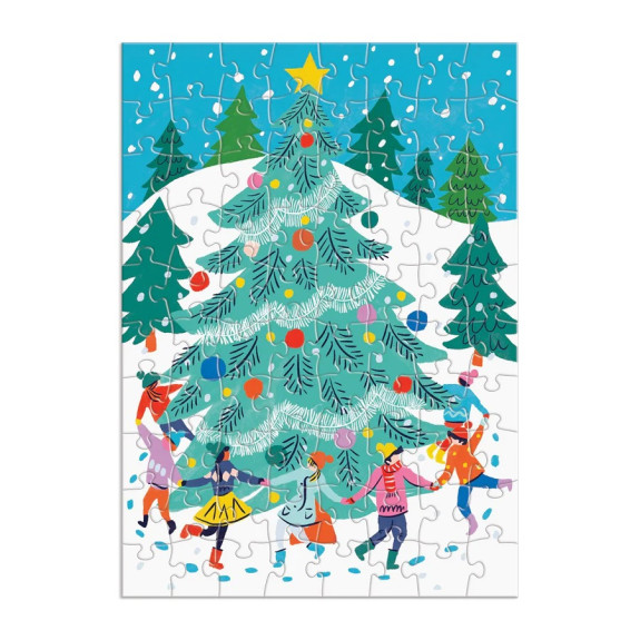 Galison Puzzle adventní kalendář 12 v 1
