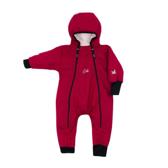 Rostoucí zimní softshellová kombinéza Lamb Red Esito