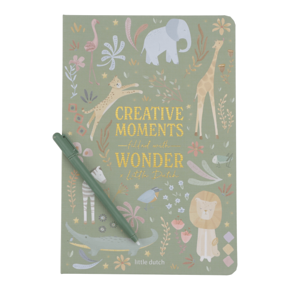 Kreslicí tablet Green Safari Friends Little Dutch
