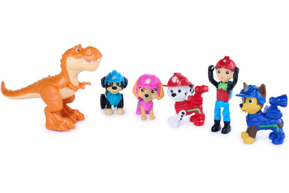 Tlapková Patrola Dino Multibalení Figurek 6 ks