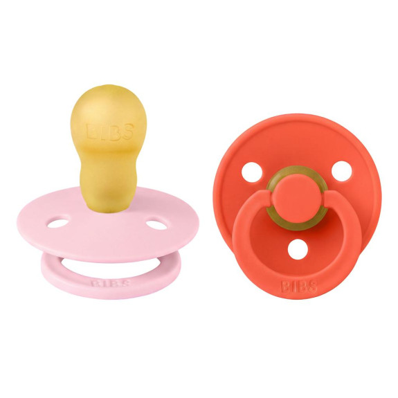 Dudlíky kaučuk 2 ks 18 měsíců+ Colour Bibs 