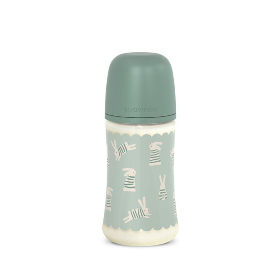 Kojenecká láhev Wonderland New 270 ml Fyziol průtok M Suavinex