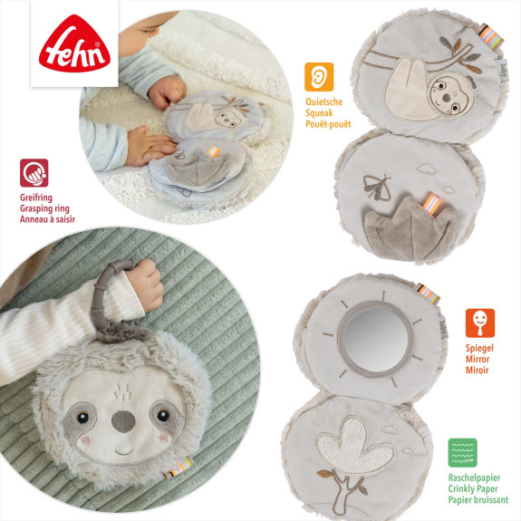 Plyšová knížka lenochod, Lazy Baby Fehn
