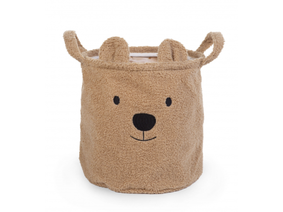 Koš na hračky Teddy Beige 30 x 30 x 30 cm Childhome