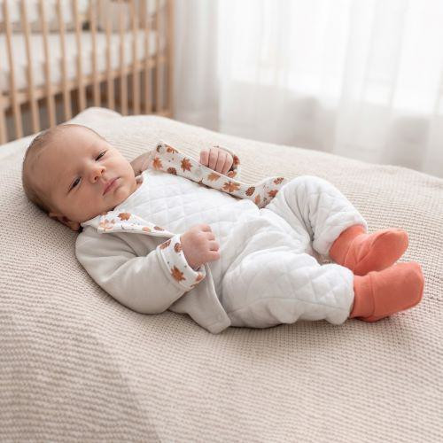 Kojenecké bavlněné capáčky uni korálové Baby Service