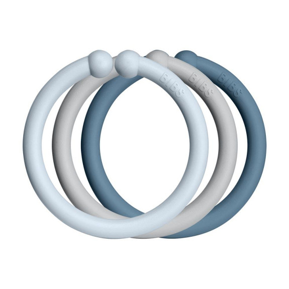 Silikonové kroužky Loops 12 ks Bibs