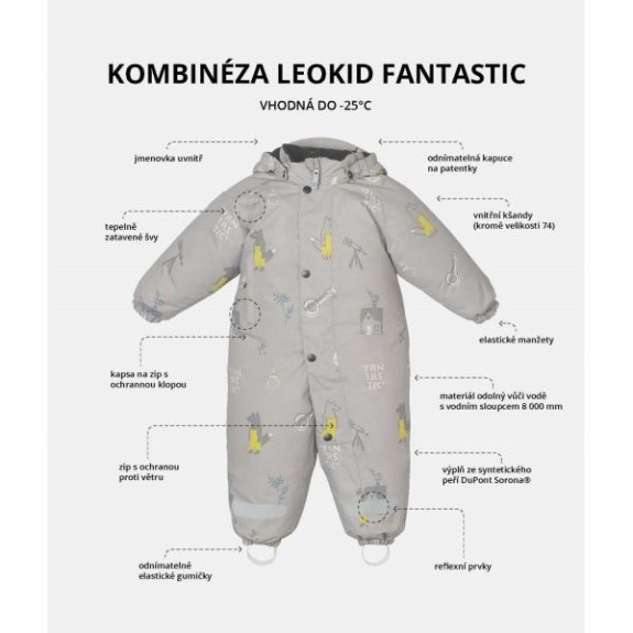 Zimní kombinéza Fantastic Leokid