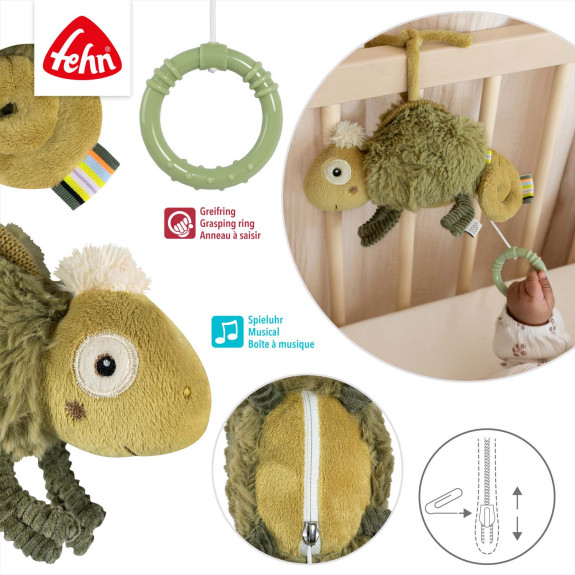 Mini hrací chameleon, Crazy Baby Fehn