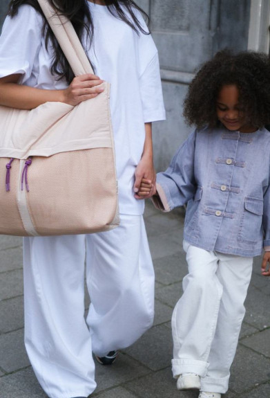 Patchwork Mom Bag Oatmeal Studio Noos