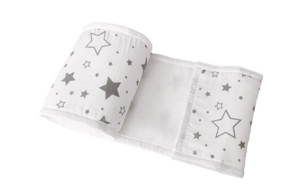 Bavlněný mantinel do postýlky Bump Air Design 180 cm Babymatex