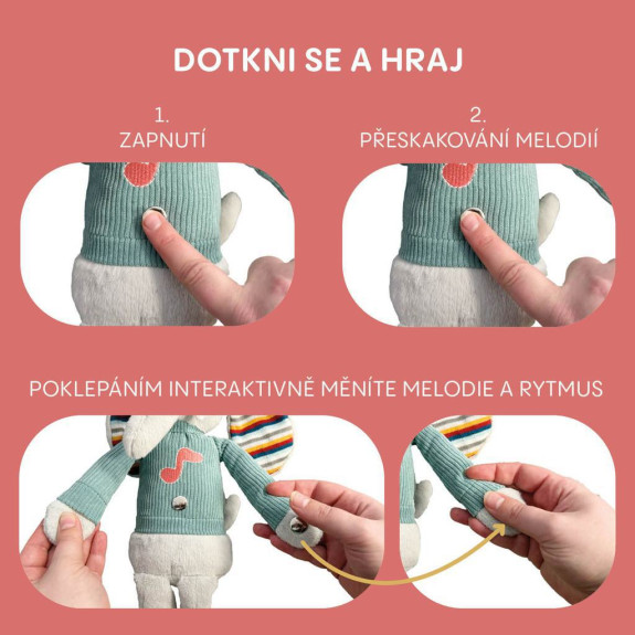 Plyšový interaktivní parťák Elephant