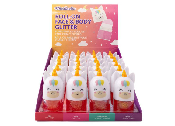 Třpytivý Roll-on na tělo a obličej Martinelia