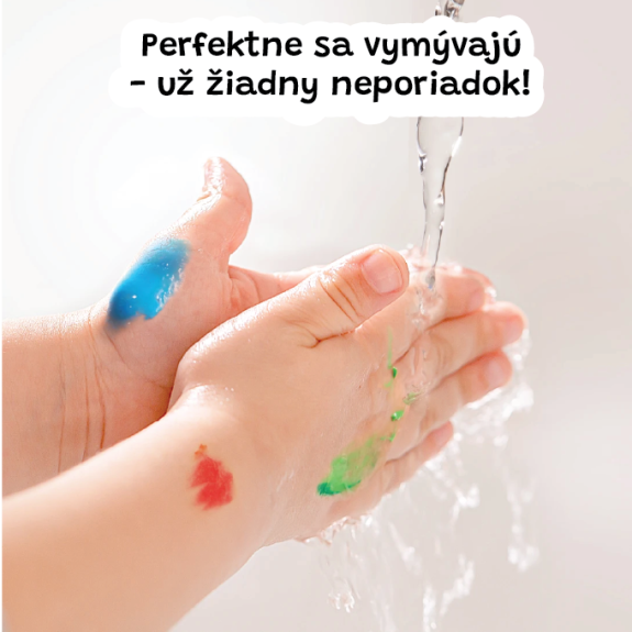 Prstové barvy na cesty 48 ks Jarmelo