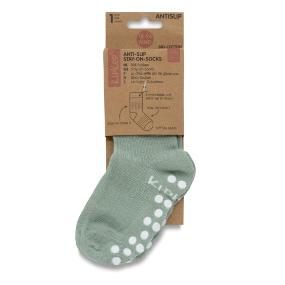 Dětské ponožky Stay-on-Socks Antislip vel. 18-24 m Calming Green 1 pár