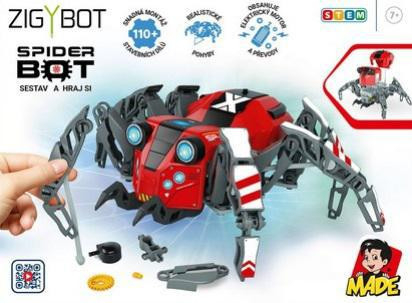 Robot Spider, stavebnice, 110 dílků