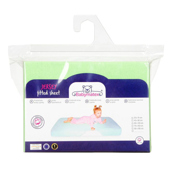 Prostěradlo Jersey s gumou 60 x 120 cm BabyMatex