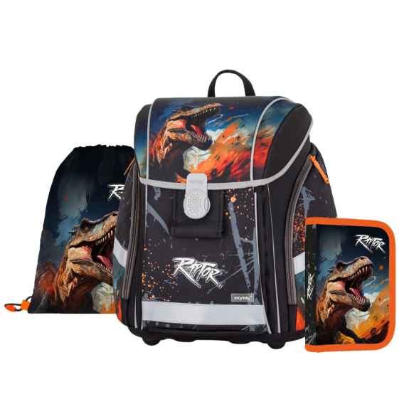 Školní set 3 ks Premium Light Dino