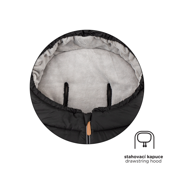 Zimní set fusak Jibot 3v1 + rukavice na kočárek Jasie Petite & Mars