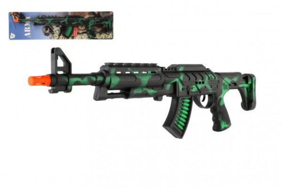 Samopal jiskřící ARMY na setrvačník 62 cm