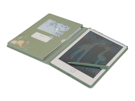 Kreslicí tablet Green Safari Friends Little Dutch