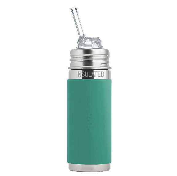 Dětská láhev Termo se slámkou 260 ml Pura