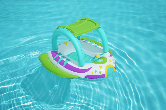 Dětský nafukovací člun se stříškou Space Splash Bestway