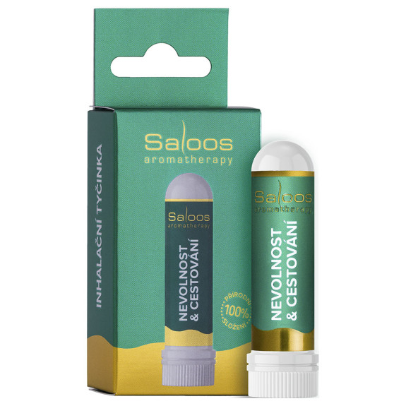 Nevolnost & Cestování inhalační tyčinka Saloos