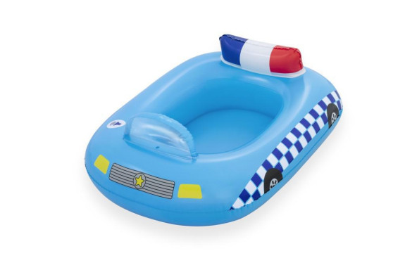 Nafukovací člun policejní auto