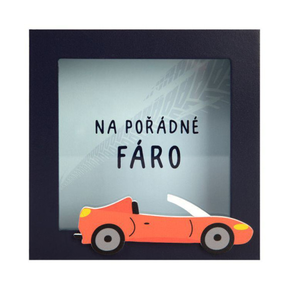 3D pokladnička v  rámečku Albi 