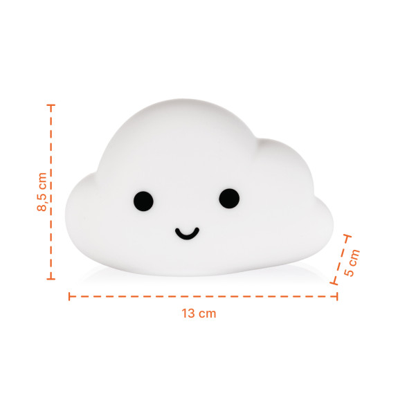 Silikonové nástěnné noční světlo Cloud Zopa