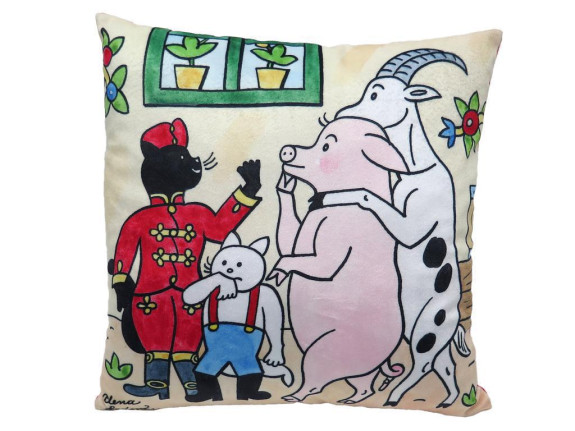 Polštář 30 x 30 cm kocour Mikeš