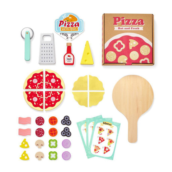 Dřevěný set Pizzerie Zopa