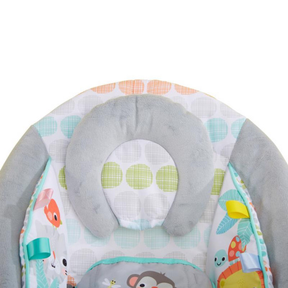 Lehátko vibrující s melodií Whimsical Wild 0 m+ do 9 kg 2019 Bright Starts