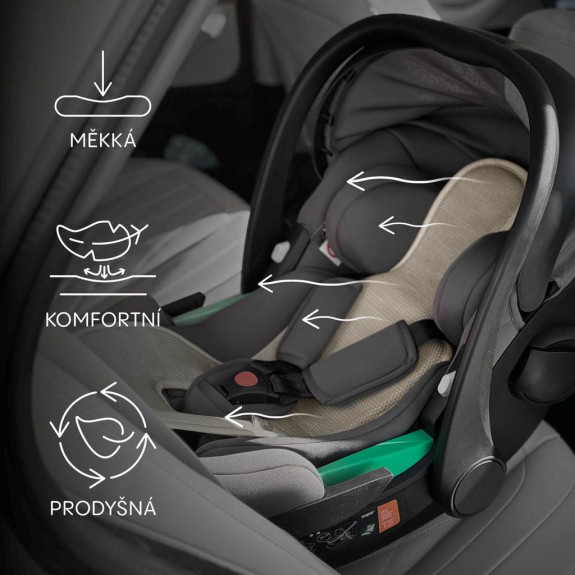 Prodyšná podložka do autosedačky Breeze sk. 0+