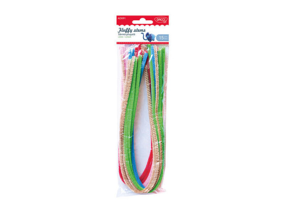 Drátky chlupaté dlouhé 15 ks, 50 cm