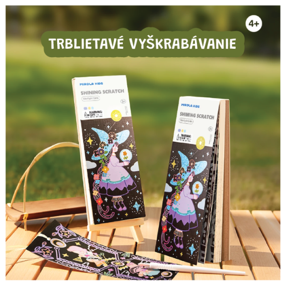 Třpytivé vyškrabování Starlight Girls Jarmelo