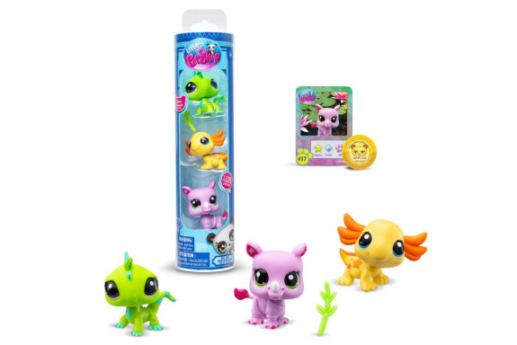 Littlest Pet Shop 3 figurky - 3 druhy