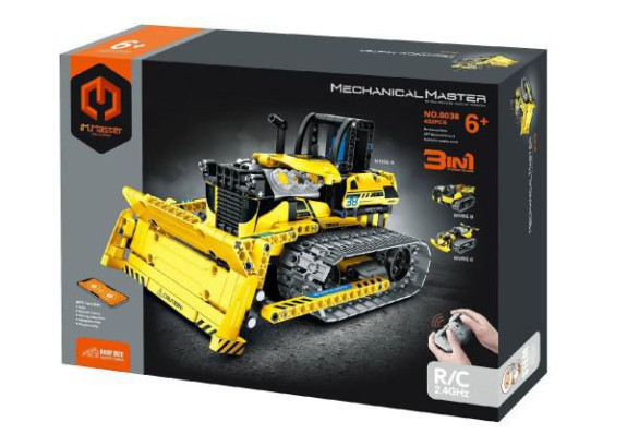 Stavebnice 3 v 1 programovatelný stavební stroj RC 2,4 GHz 452 dílků dob. pack iM.Master